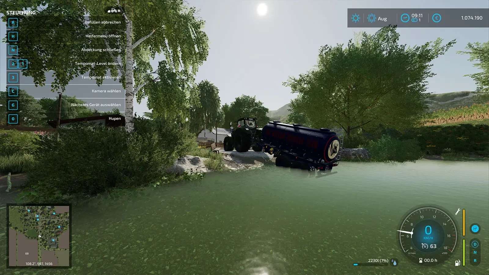 FS 22 – Universal Tank V1.0.2 Modu