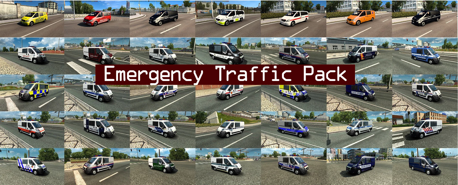 ETS 2 – Acil Durum Trafik Paketi Modu – 1.51