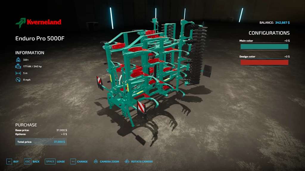 FS 22 – Kverneland Enduro Pro 5000F Rust Edition V1.0 Modu