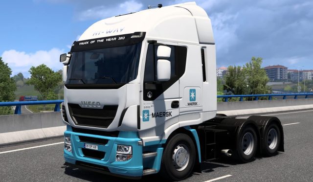 ETS 2 – Maersk Iveco Hi-Way Kaplaması V1.0 Modu – 1.51