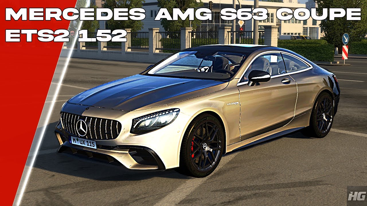 ETS 2 – Mercedes Benz AMG S63 Coupe 2021 V2.6 Modu – 1.52