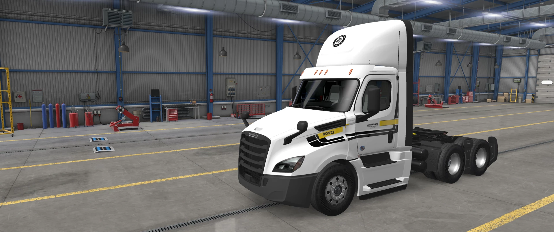 ATS – John Fayard Cascadia Day Cab Skin Modu – 1.51