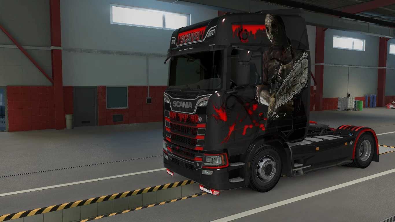 ETS 2 – Leatherface for Scania S Highline V1.0 Modu – 1.52