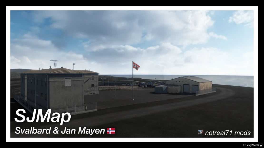 ETS 2 – SJMap Jan Mayen V3.0 Modu – 1.52