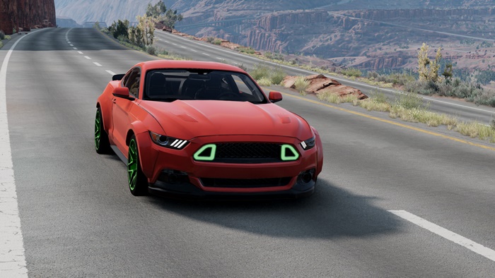 BeamNG Drive – Ford Mustang S550 Drag Modu