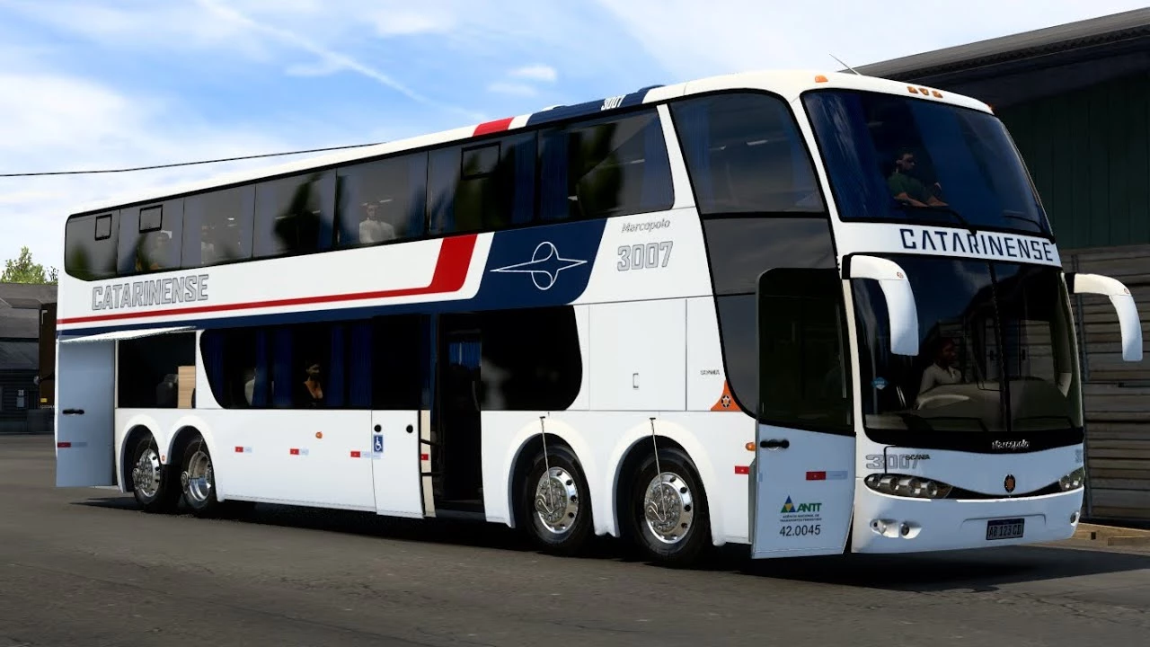 ETS 2 – Marcopolo G6 1800 DD 8×2 Scania V1.0 Modu – 1.53