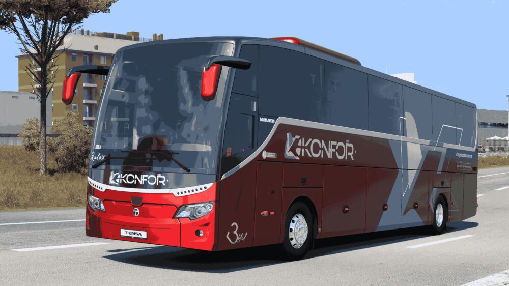 ETS 2 – Temsa Maraton Konfor Turizm New Skin V1.0 Modu – 1.52