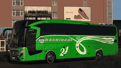ETS 2 – Mercedes Benz Travego 15 SHD E6 Öz Hasbingöl ve Cesur Bingöl Skinpack V2.0 Modu – 1.53