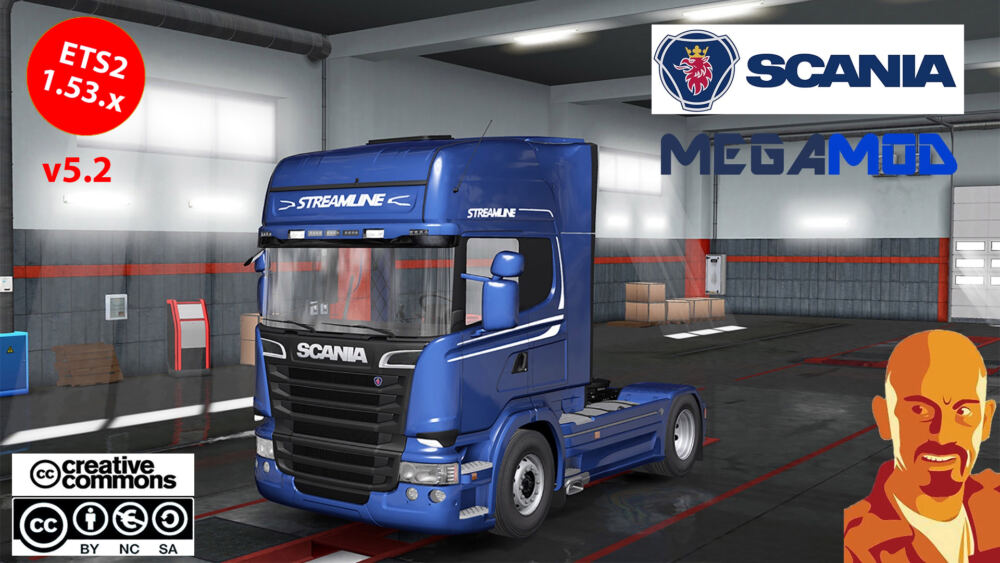 ETS 2 – Scania Megamod V5.2 Modu – 1.53