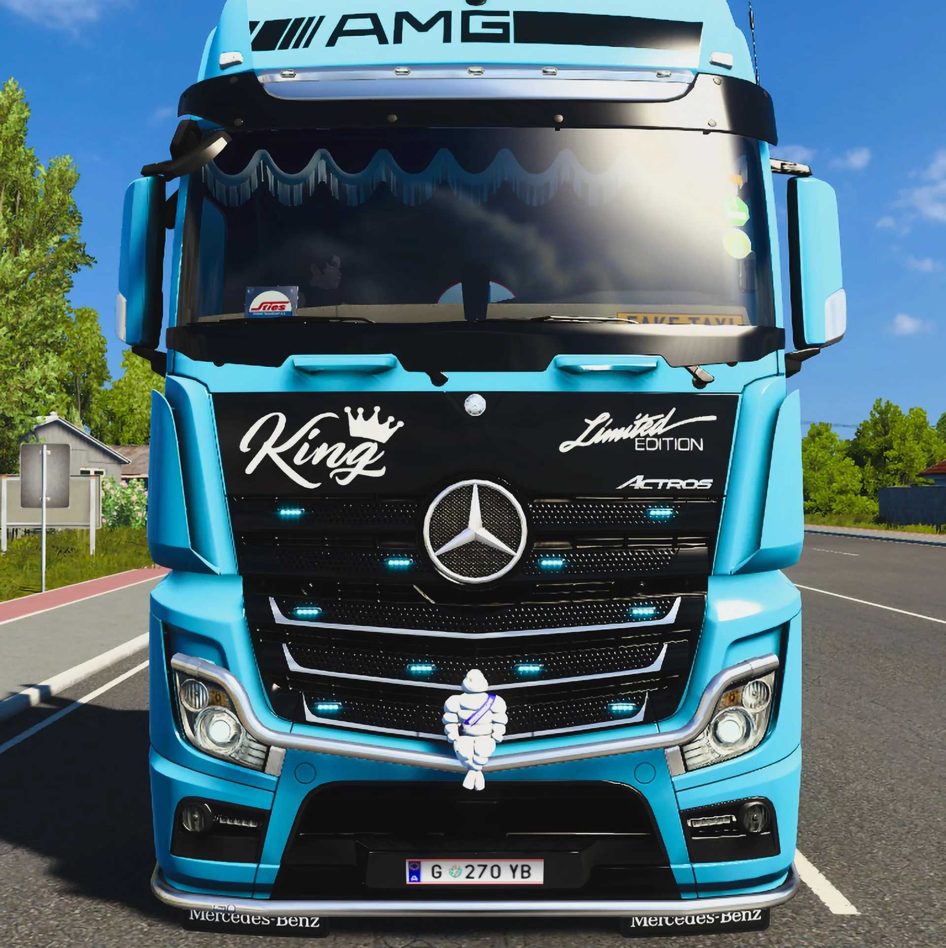 ETS 2 – Mercedes Benz AMG 4K Skin V1.0 Modu – 1.53