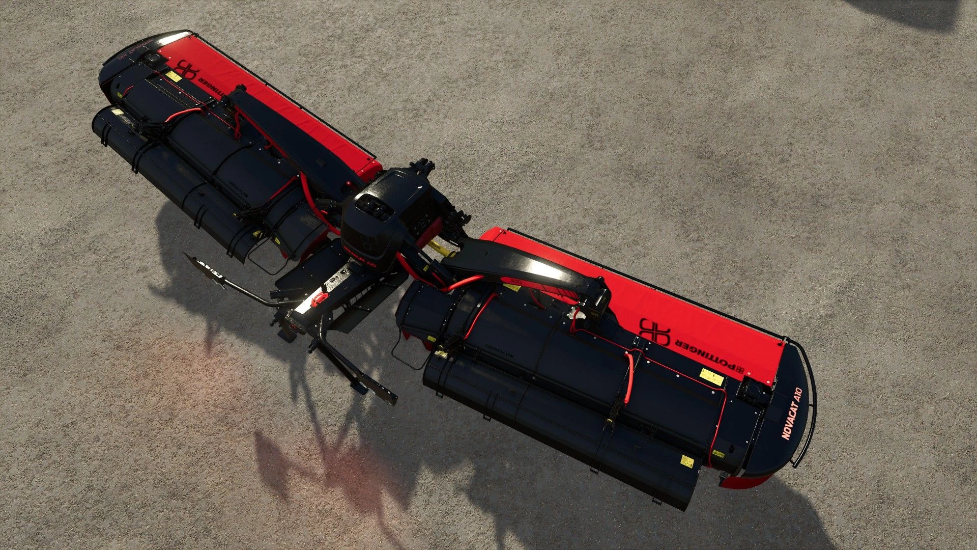 FS 25 – Novacat A10 Crossflow (Siyah/Kırmızı) V1.0 Modu