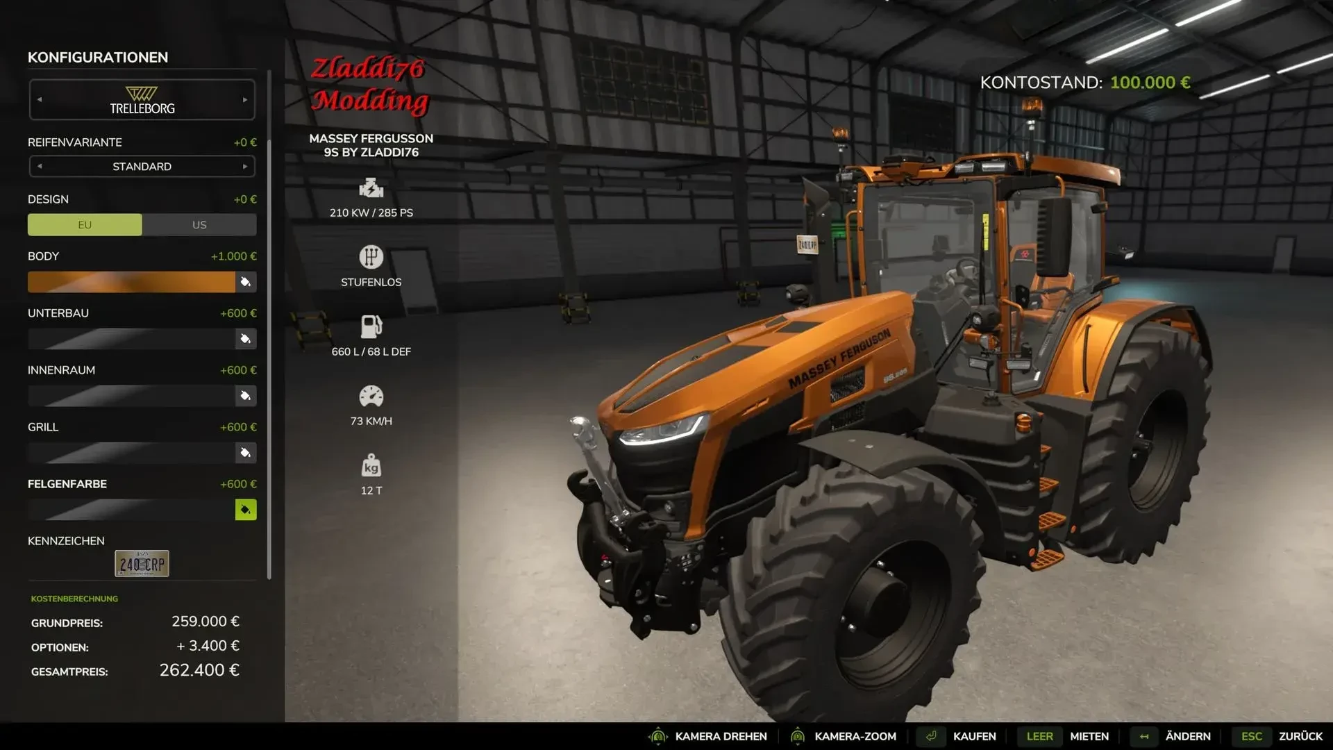FS 25 – Massey Fergusson 9S V1.0 Modu