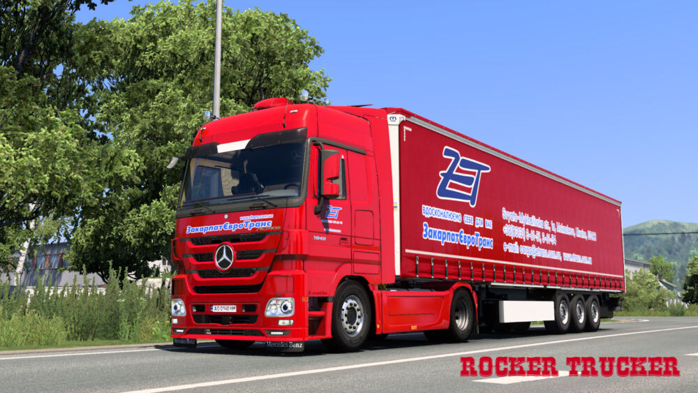 ETS 2 – ZakarpatEuroTrans Skin Pack V1.1 Modu – 1.53