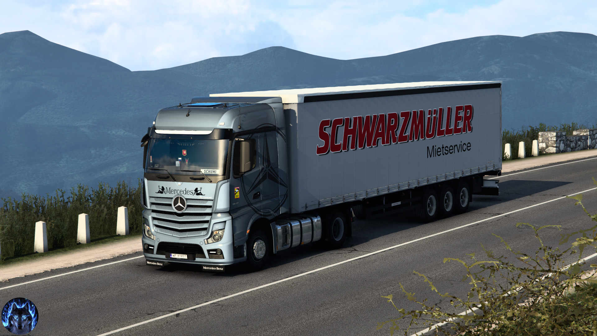 ETS 2 – Mercedes Actros MP4 Reworked V3.6 Modu – 1.53