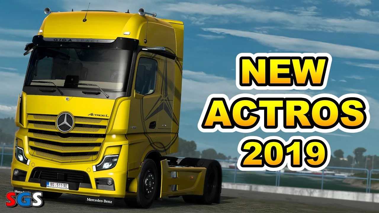 ETS 2 – Mercedes Benz New Actros 2019 Update V2.1 Modu – 1.53