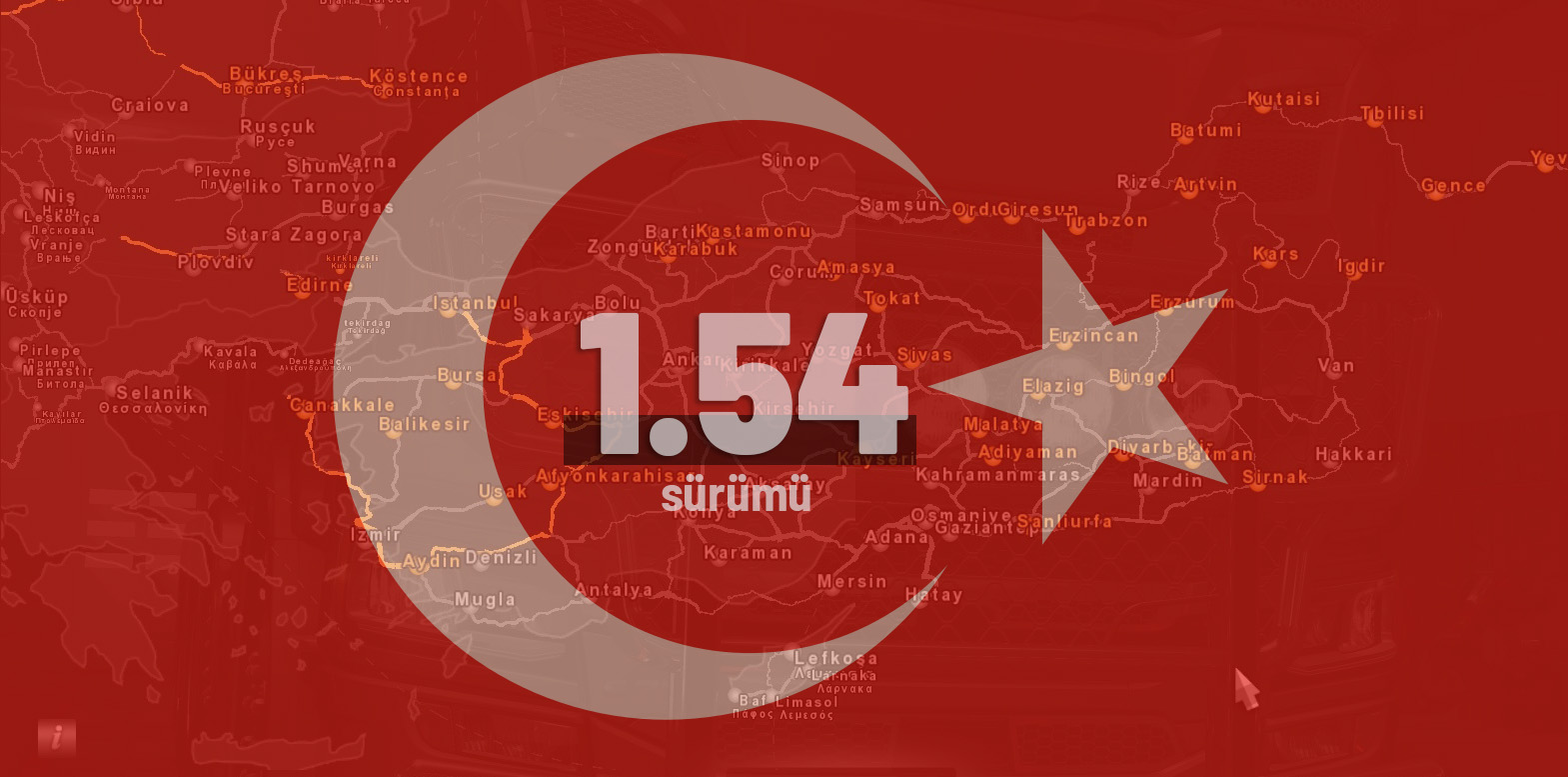 ETS 2 – 2K24 Türkiye Haritası Modu – 1.54