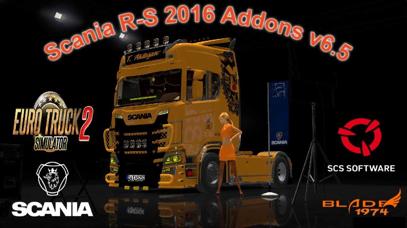ETS 2 – Scania R-S 2016 Addons V6.5 Modu – 1.53