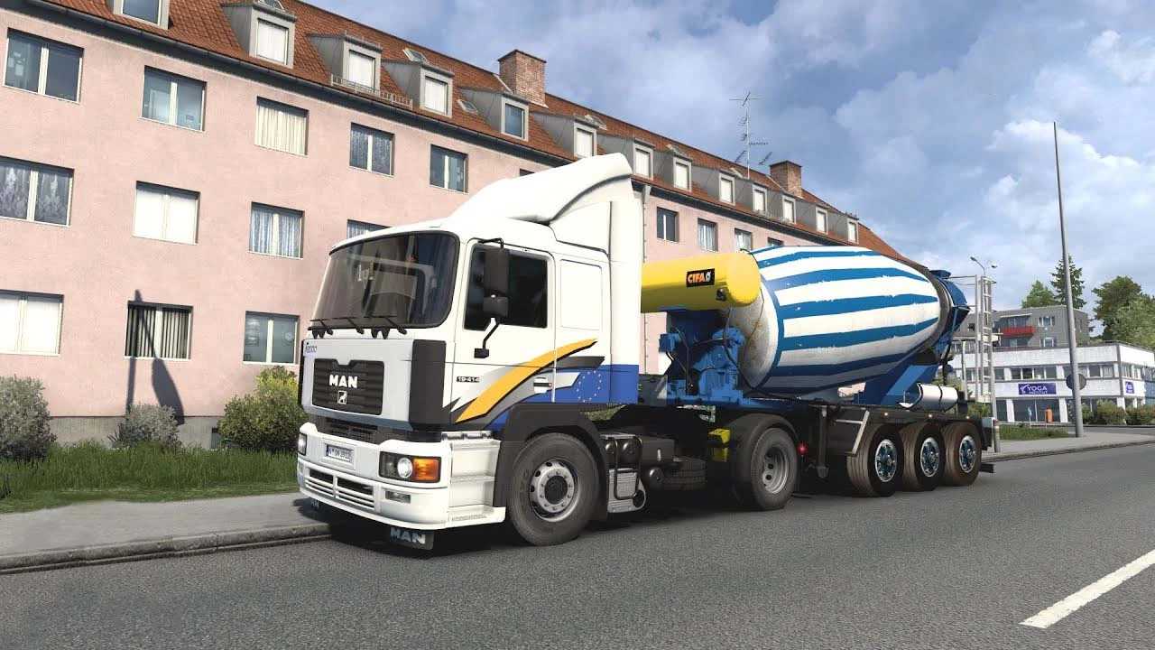 ETS 2 – Animasyonlu Çimento Mikseri V1.53 Modu – 1.53