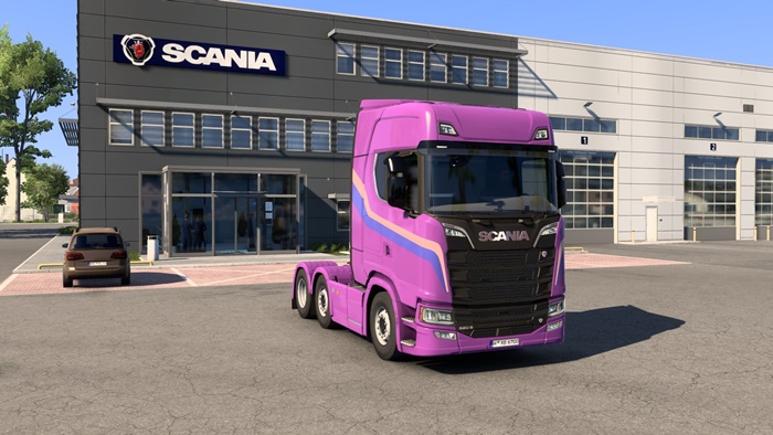ETS 2 – Lavander Wave Scania S Skin V1.0 Modu – 1.53