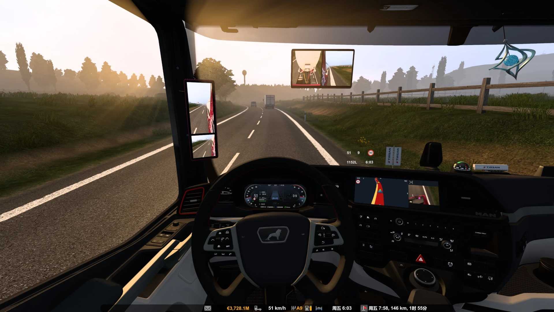 ETS 2 – Gerçekçi Aydınlatma ve Gölge Efektleri V1.0 Modu – 1.54